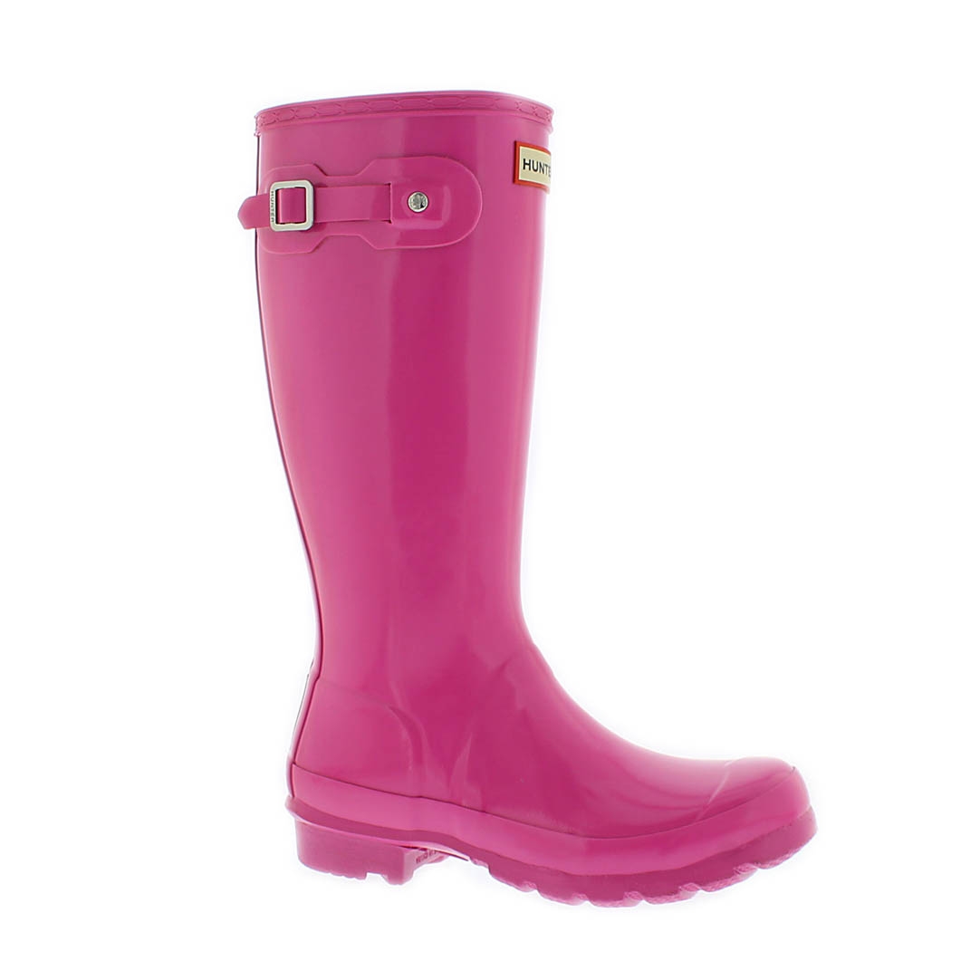 Hunter Boots Girls' Original Big Kids Gloss Rain Boot eBay